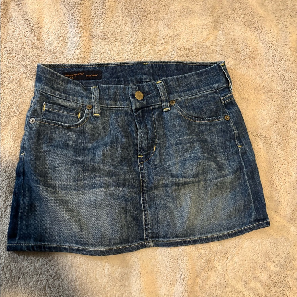 Away Blue Mini Skirt Casual Night Out